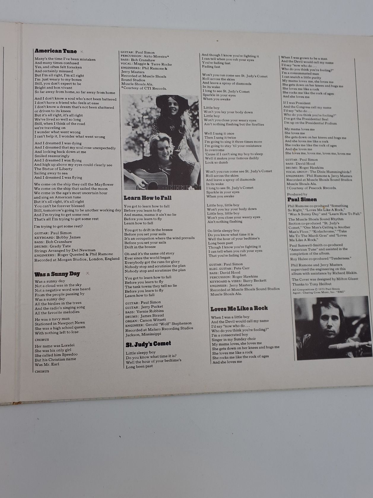 LP There Goes Rhymin'Simon af Paul Simon